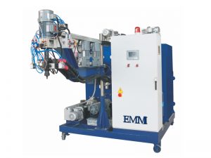 EMM106 Pu elastomerový odlievací stroj pre polyuretánové kolesá